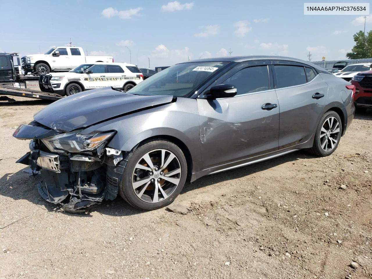 2017 Nissan Maxima 3.5S VIN: 1N4AA6AP7HC376534 Lot: 62474064