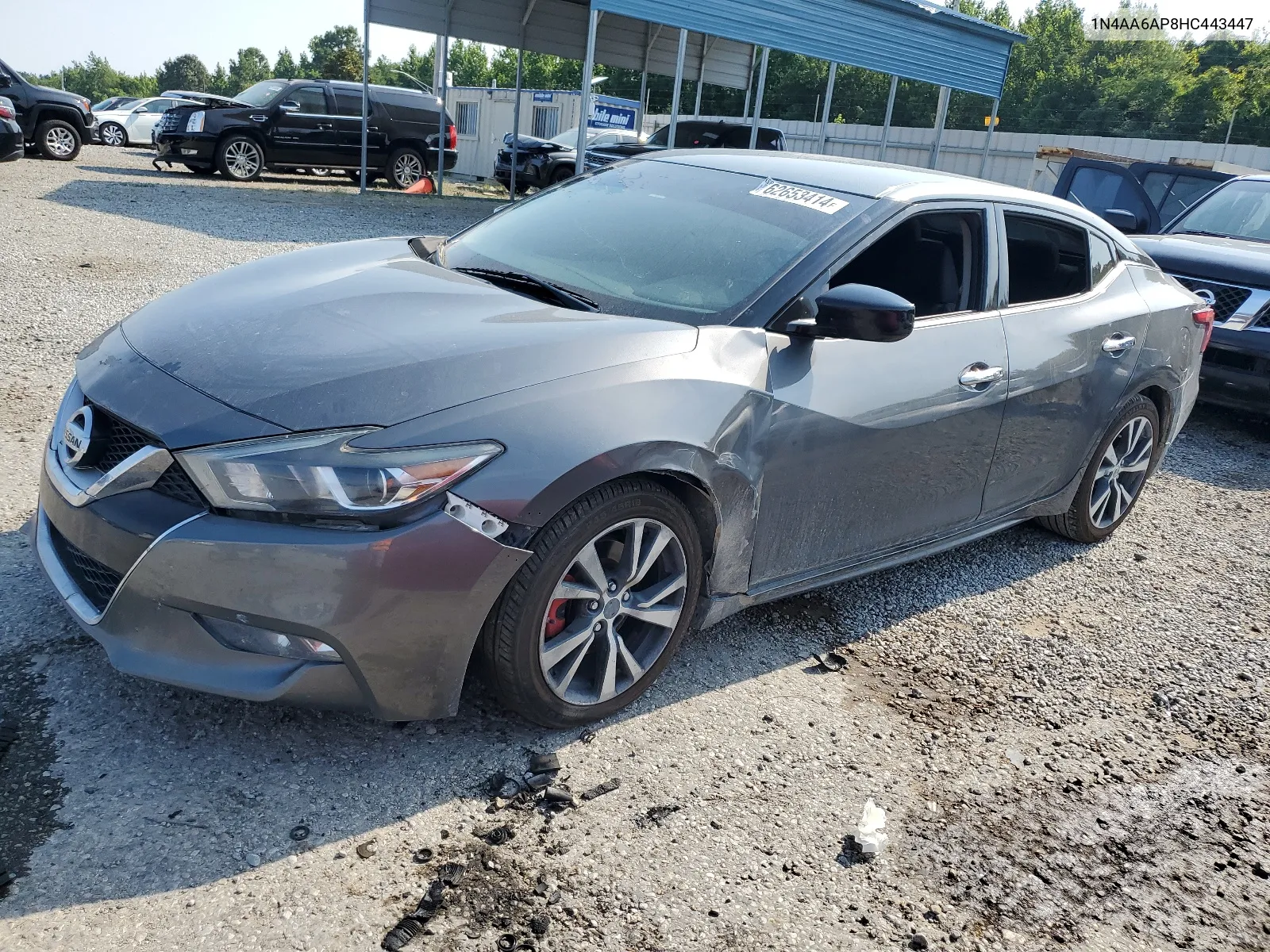 2017 Nissan Maxima 3.5S VIN: 1N4AA6AP8HC443447 Lot: 62653414