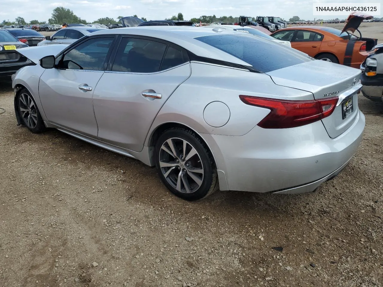 2017 Nissan Maxima 3.5S VIN: 1N4AA6AP6HC436125 Lot: 62931924