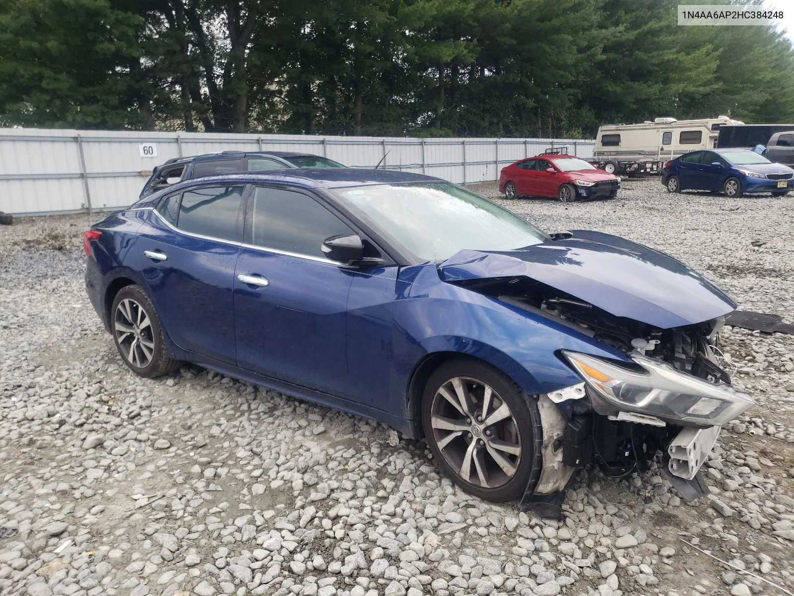 2017 Nissan Maxima 3.5S VIN: 1N4AA6AP2HC384248 Lot: 63113714