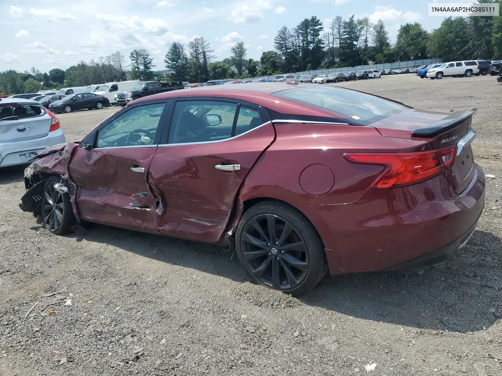 2017 Nissan Maxima 3.5S VIN: 1N4AA6AP2HC385111 Lot: 63889164