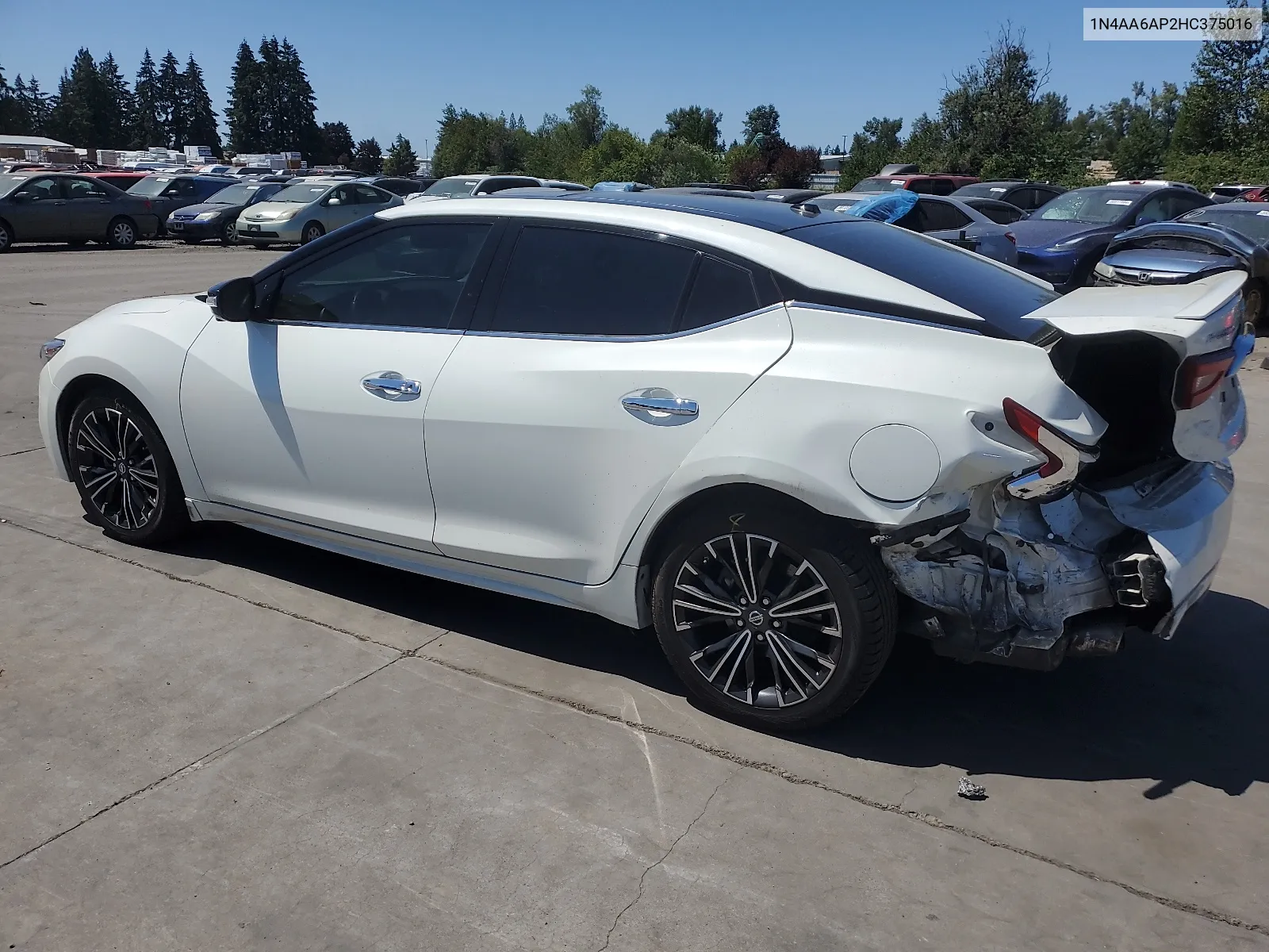 2017 Nissan Maxima 3.5S VIN: 1N4AA6AP2HC375016 Lot: 64268364