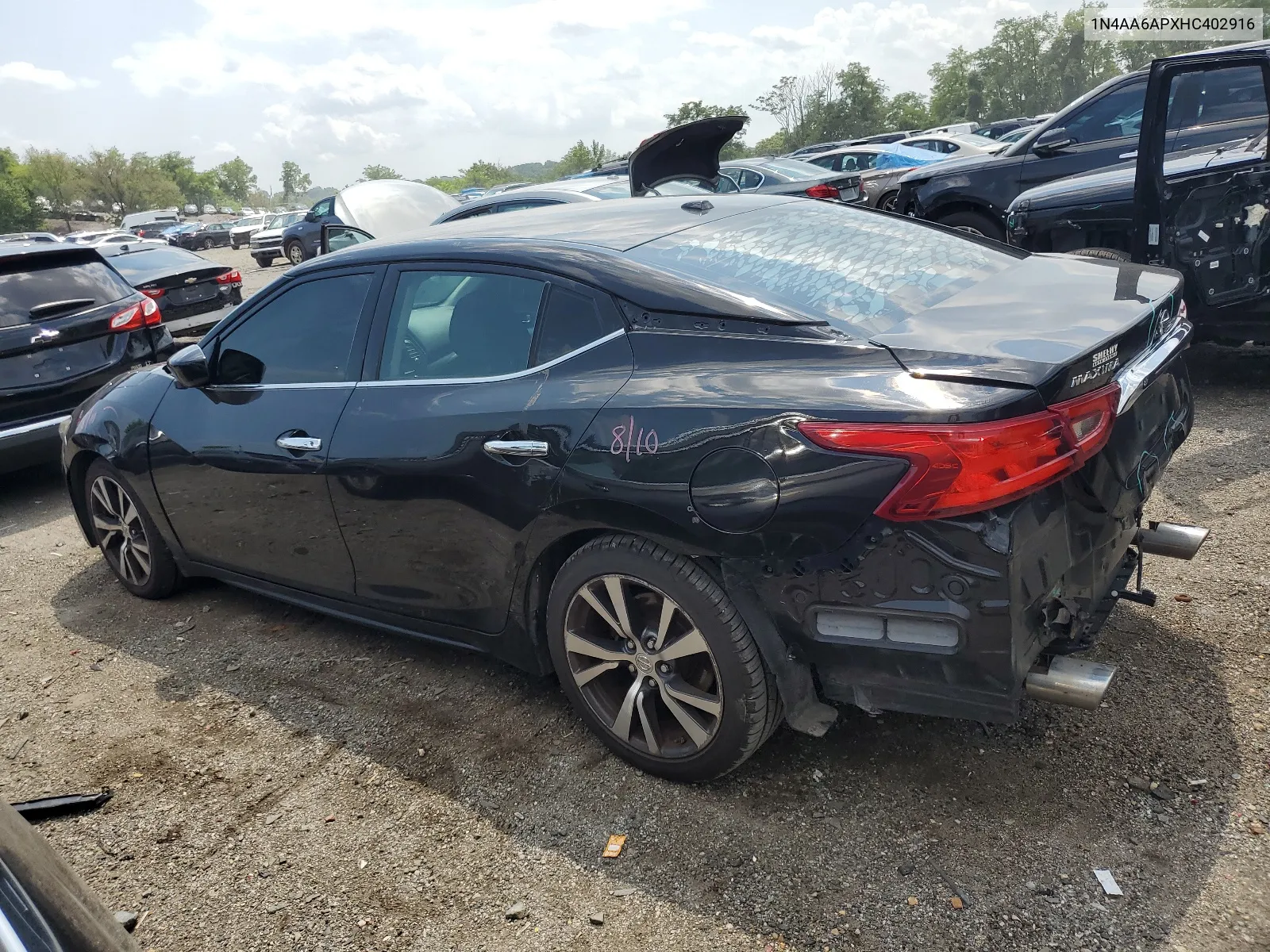 2017 Nissan Maxima 3.5S VIN: 1N4AA6APXHC402916 Lot: 65648614