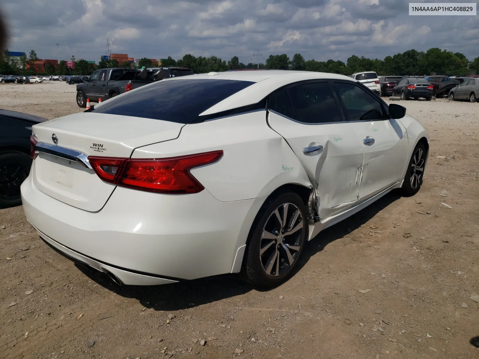 2017 Nissan Maxima 3.5S VIN: 1N4AA6AP1HC408829 Lot: 65779584