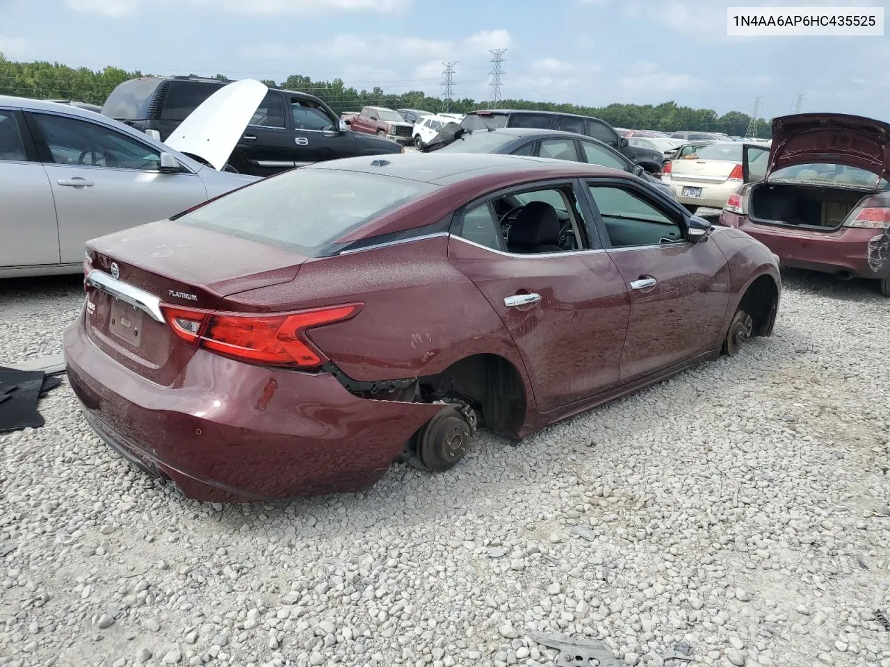 2017 Nissan Maxima 3.5S VIN: 1N4AA6AP6HC435525 Lot: 66126904