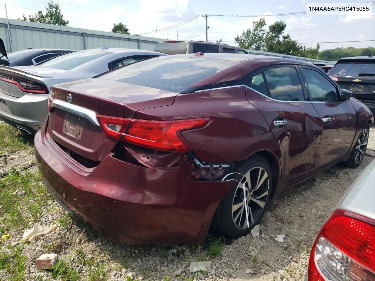 1N4AA6AP5HC415055 2017 Nissan Maxima 3.5S