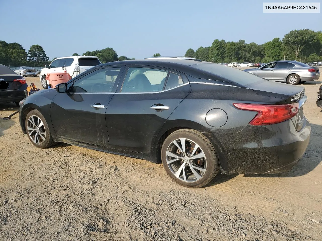 2017 Nissan Maxima 3.5S VIN: 1N4AA6AP9HC431646 Lot: 66962464