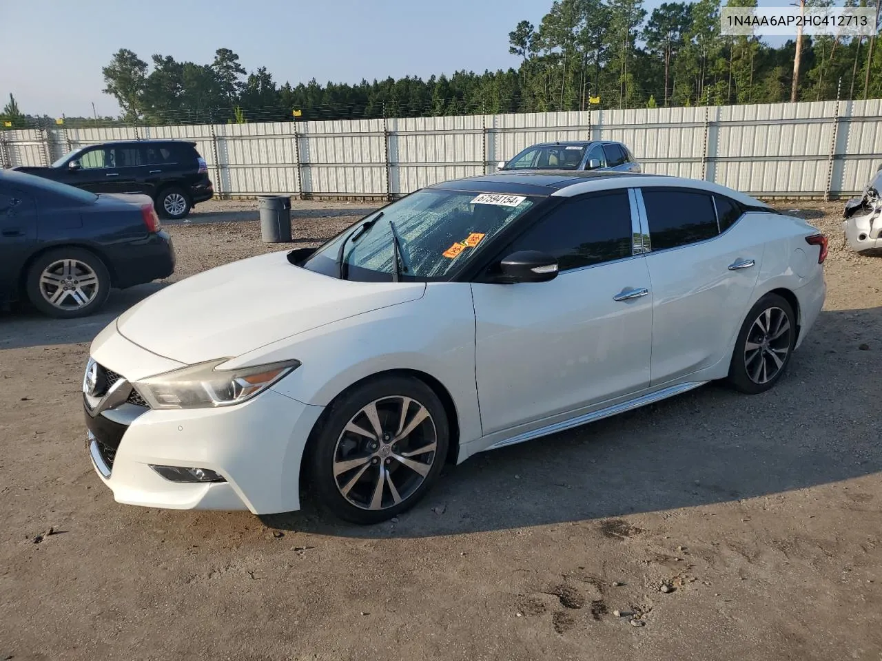 2017 Nissan Maxima 3.5S VIN: 1N4AA6AP2HC412713 Lot: 67594154