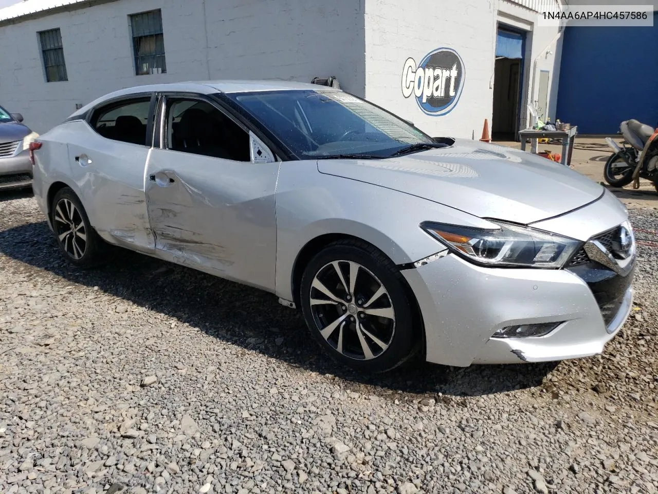 2017 Nissan Maxima 3.5S VIN: 1N4AA6AP4HC457586 Lot: 67750394