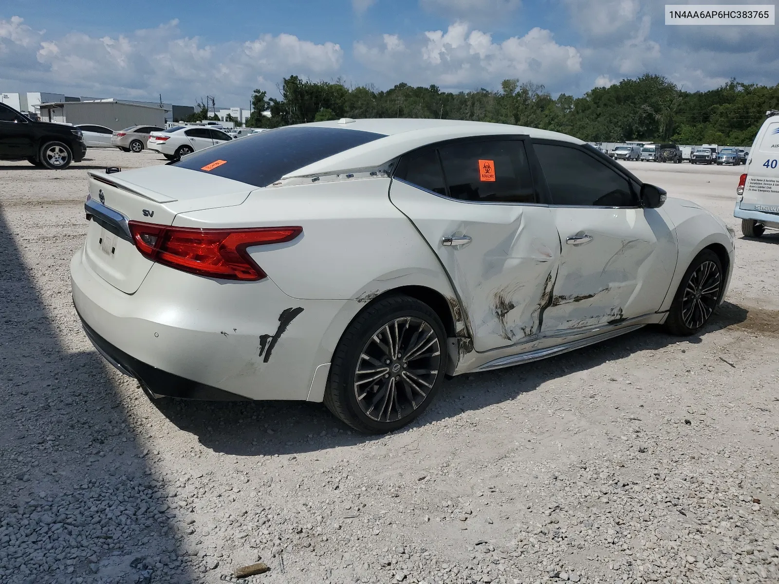 2017 Nissan Maxima 3.5S VIN: 1N4AA6AP6HC383765 Lot: 68081914