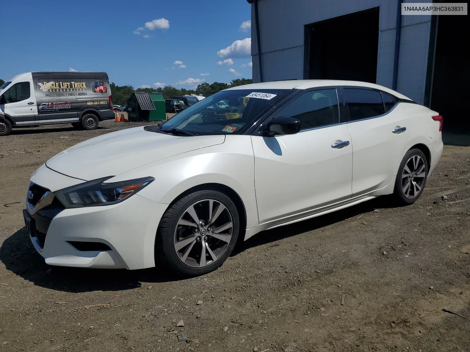 2017 Nissan Maxima 3.5S VIN: 1N4AA6AP3HC363831 Lot: 68451064