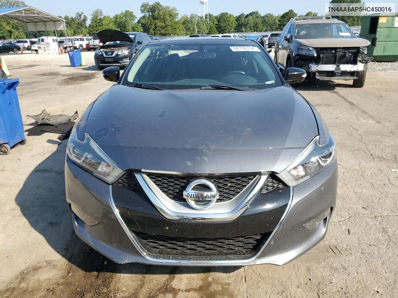 2017 Nissan Maxima 3.5S VIN: 1N4AA6AP5HC450016 Lot: 68758194