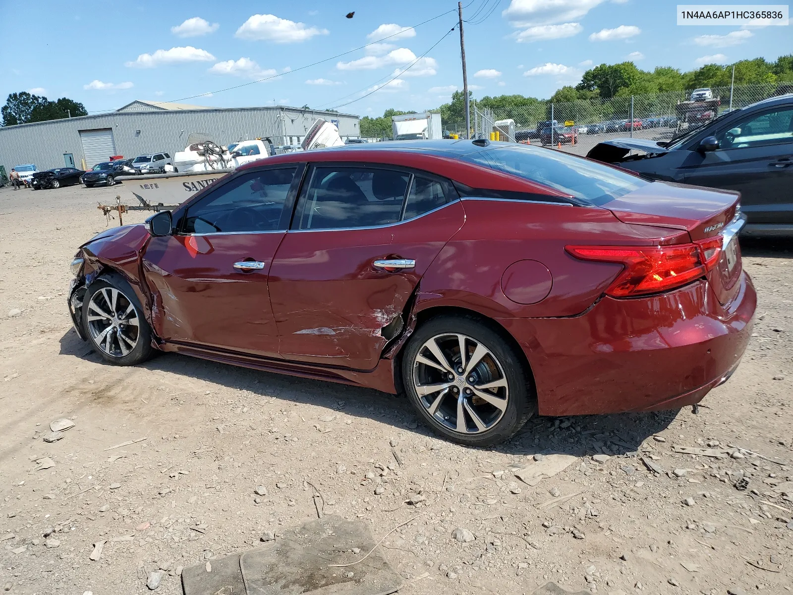 1N4AA6AP1HC365836 2017 Nissan Maxima 3.5S