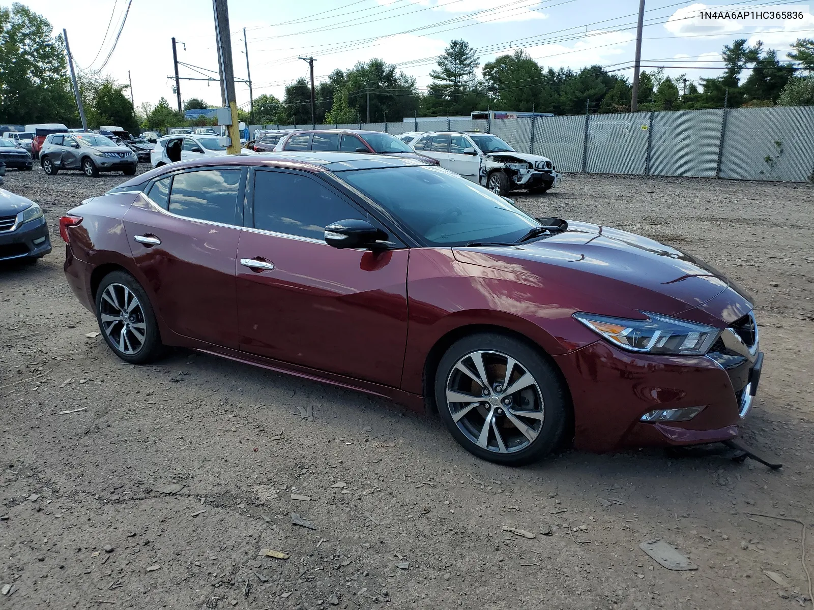 2017 Nissan Maxima 3.5S VIN: 1N4AA6AP1HC365836 Lot: 68908814