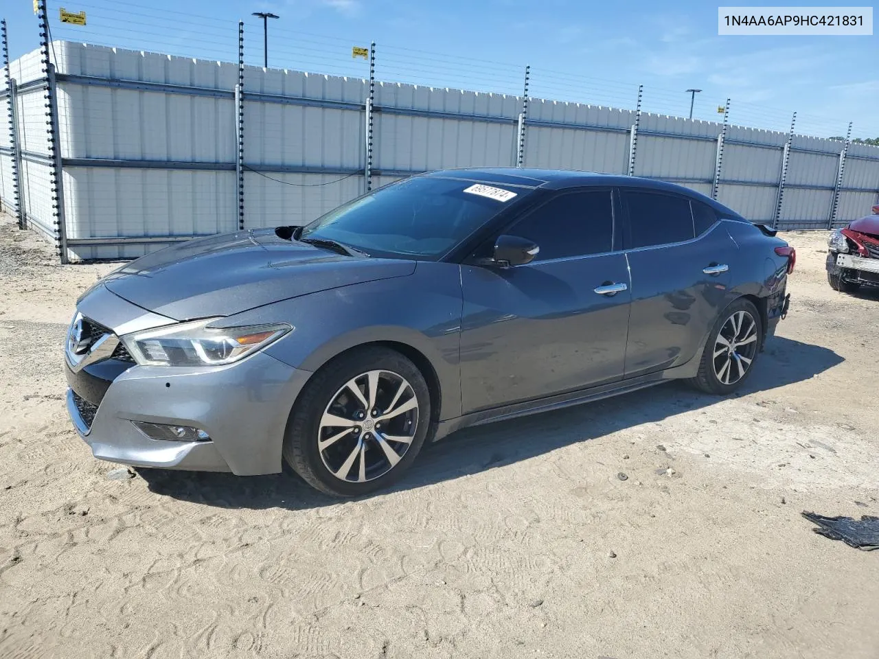 2017 Nissan Maxima 3.5S VIN: 1N4AA6AP9HC421831 Lot: 69577874