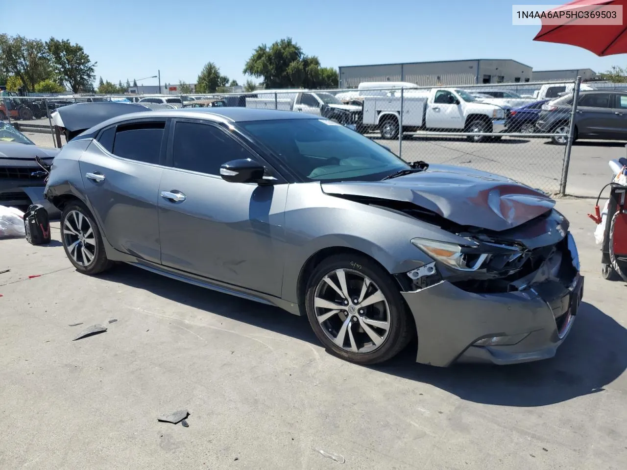 2017 Nissan Maxima 3.5S VIN: 1N4AA6AP5HC369503 Lot: 69618144