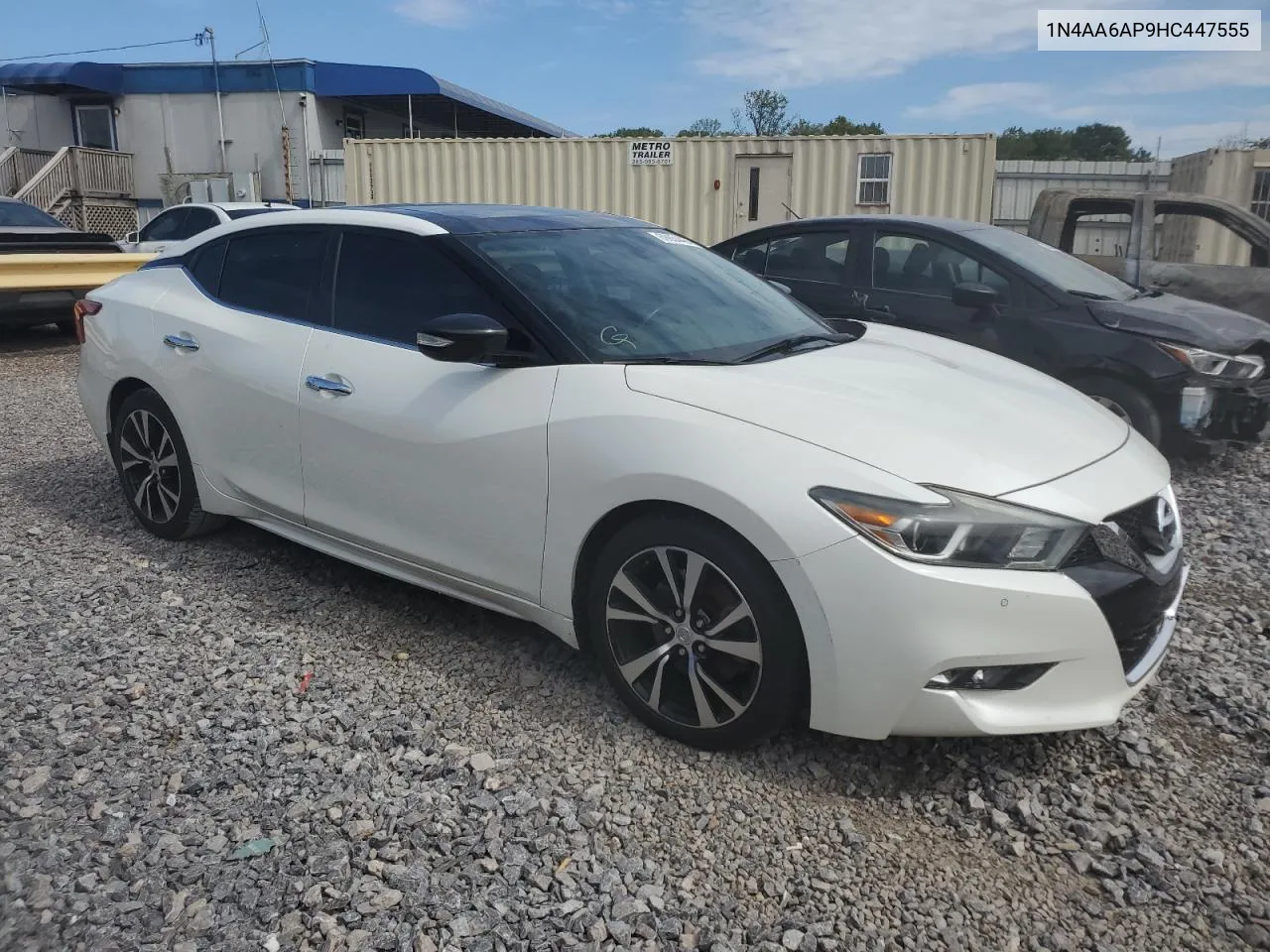 2017 Nissan Maxima 3.5S VIN: 1N4AA6AP9HC447555 Lot: 69854464