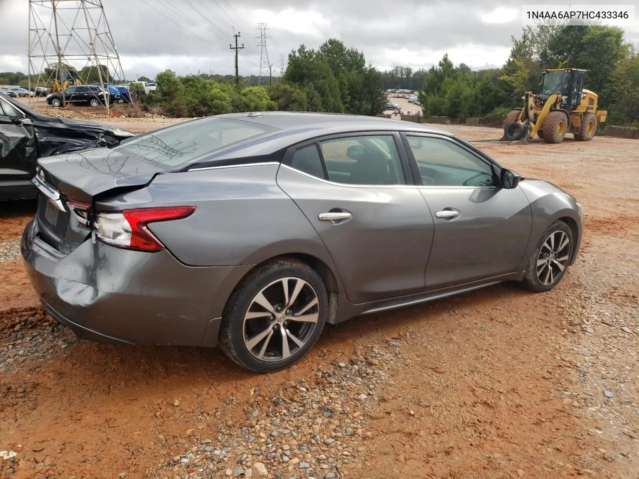 2017 Nissan Maxima 3.5S VIN: 1N4AA6AP7HC433346 Lot: 70000424