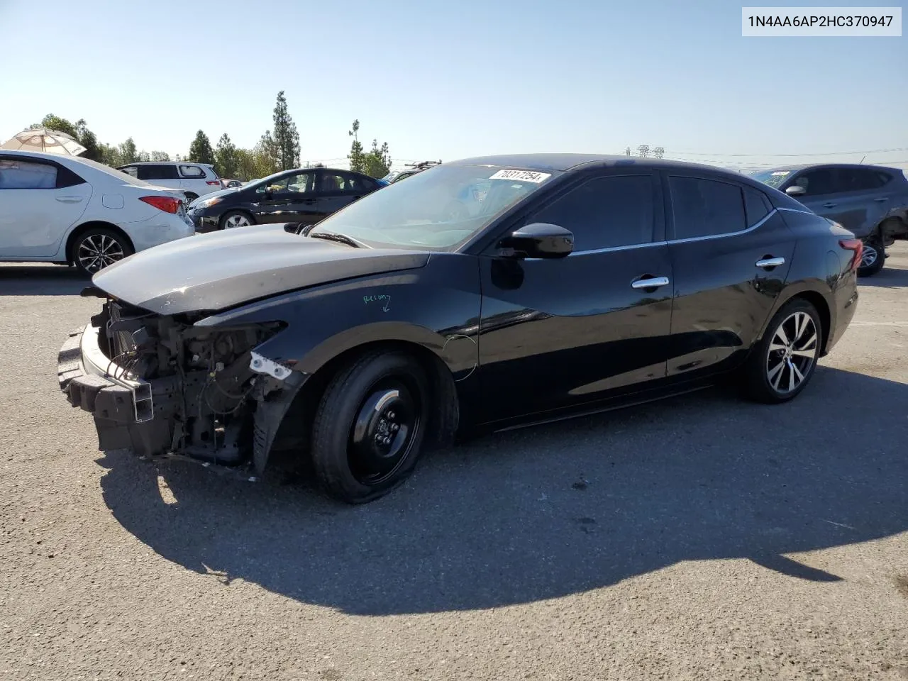 2017 Nissan Maxima 3.5S VIN: 1N4AA6AP2HC370947 Lot: 70317254