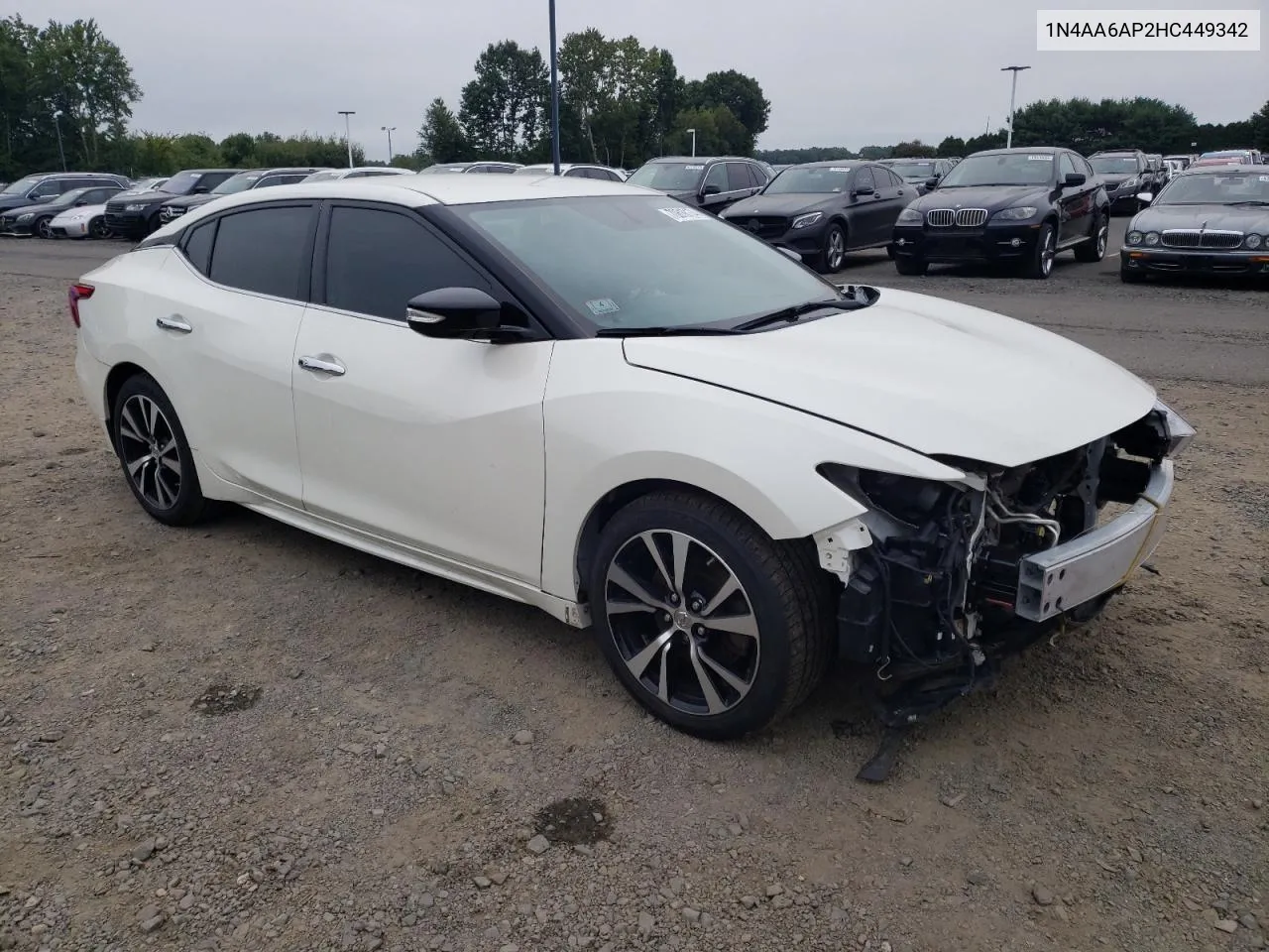 2017 Nissan Maxima 3.5S VIN: 1N4AA6AP2HC449342 Lot: 70618174