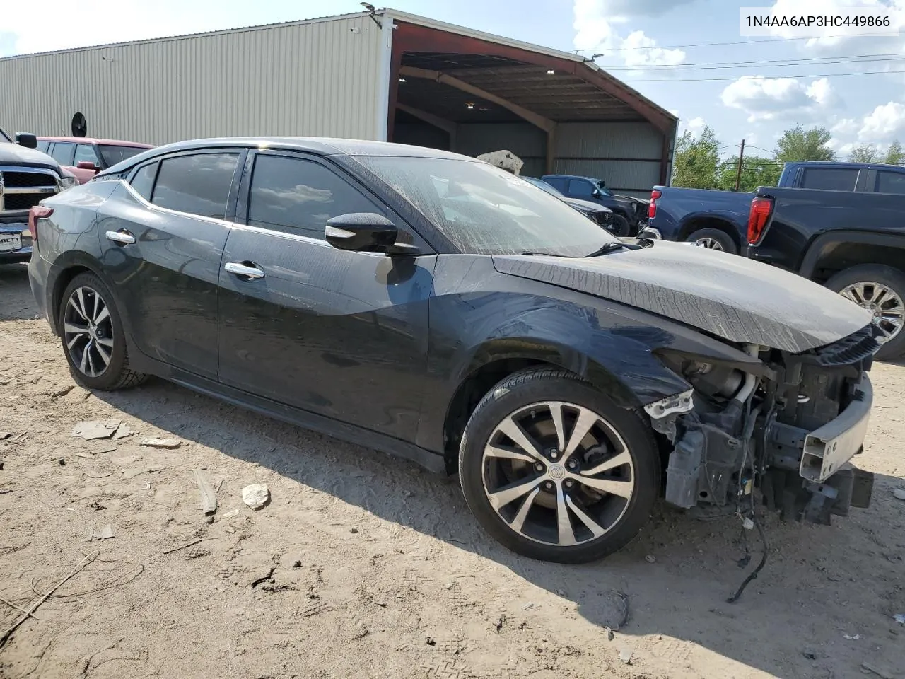 2017 Nissan Maxima 3.5S VIN: 1N4AA6AP3HC449866 Lot: 70834374