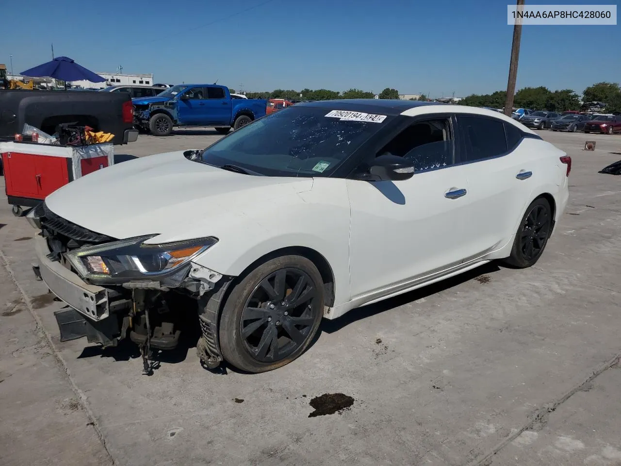 2017 Nissan Maxima 3.5S VIN: 1N4AA6AP8HC428060 Lot: 70920194