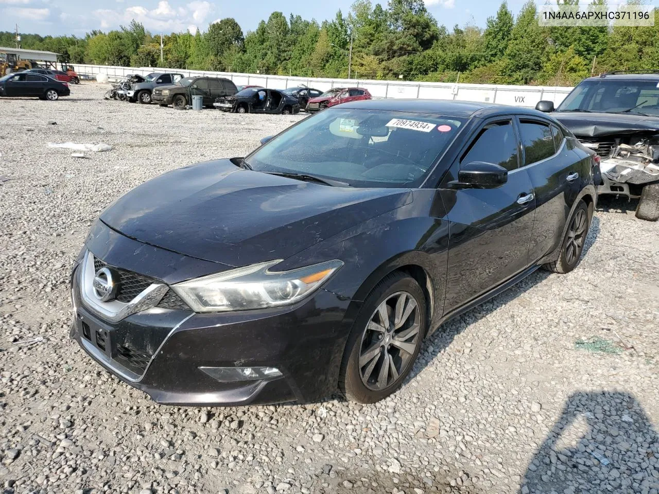 2017 Nissan Maxima 3.5S VIN: 1N4AA6APXHC371196 Lot: 70974934