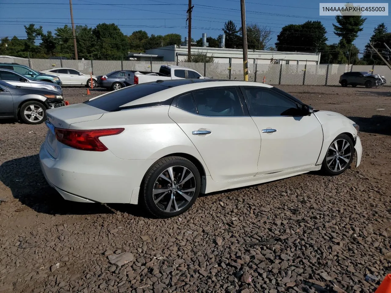 1N4AA6APXHC455003 2017 Nissan Maxima 3.5S