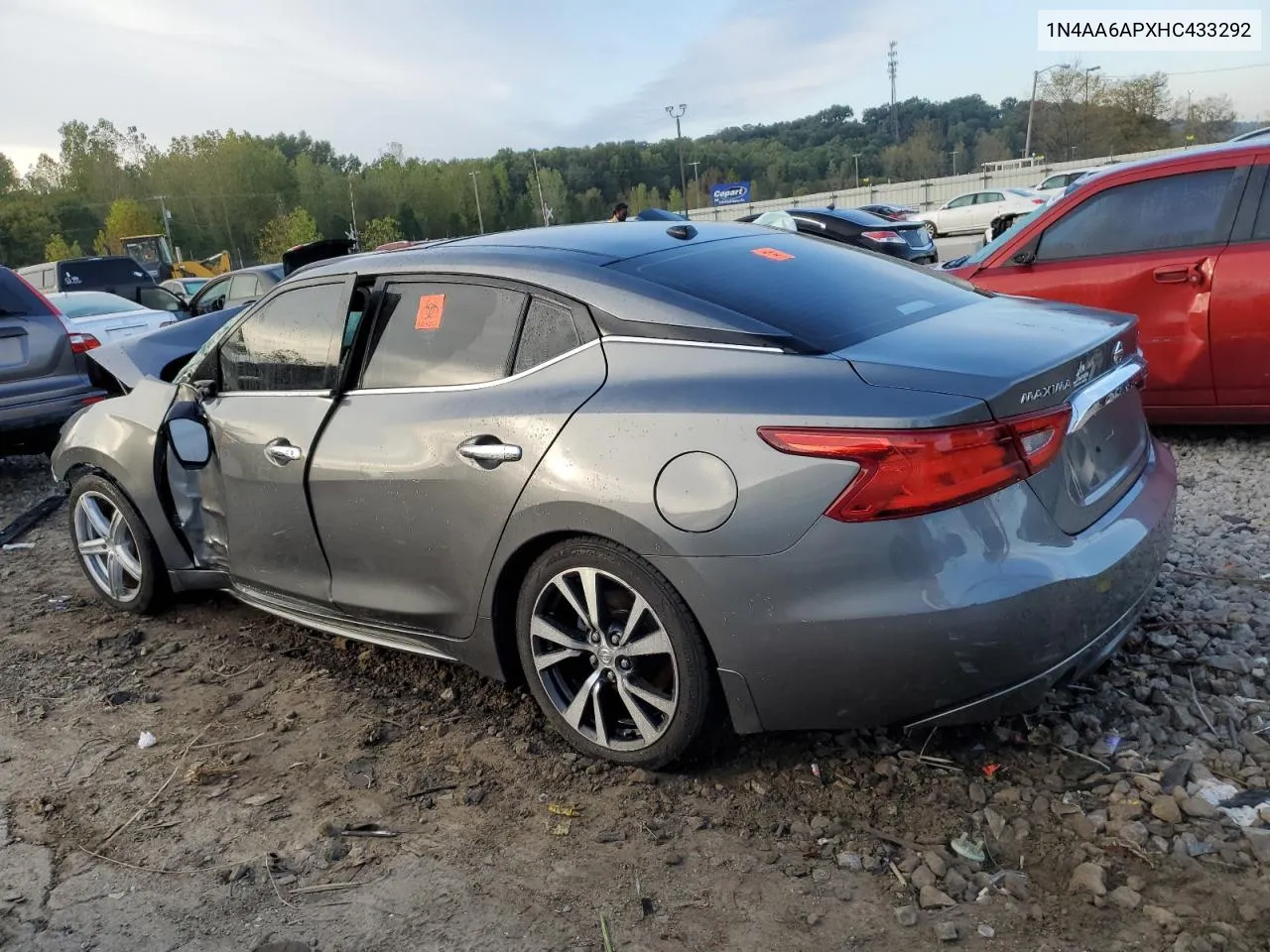 2017 Nissan Maxima 3.5S VIN: 1N4AA6APXHC433292 Lot: 71229444