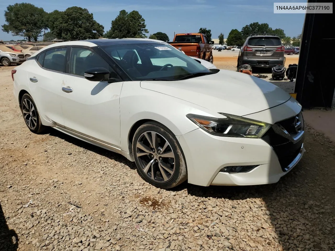 2017 Nissan Maxima 3.5S VIN: 1N4AA6AP6HC377190 Lot: 71310994