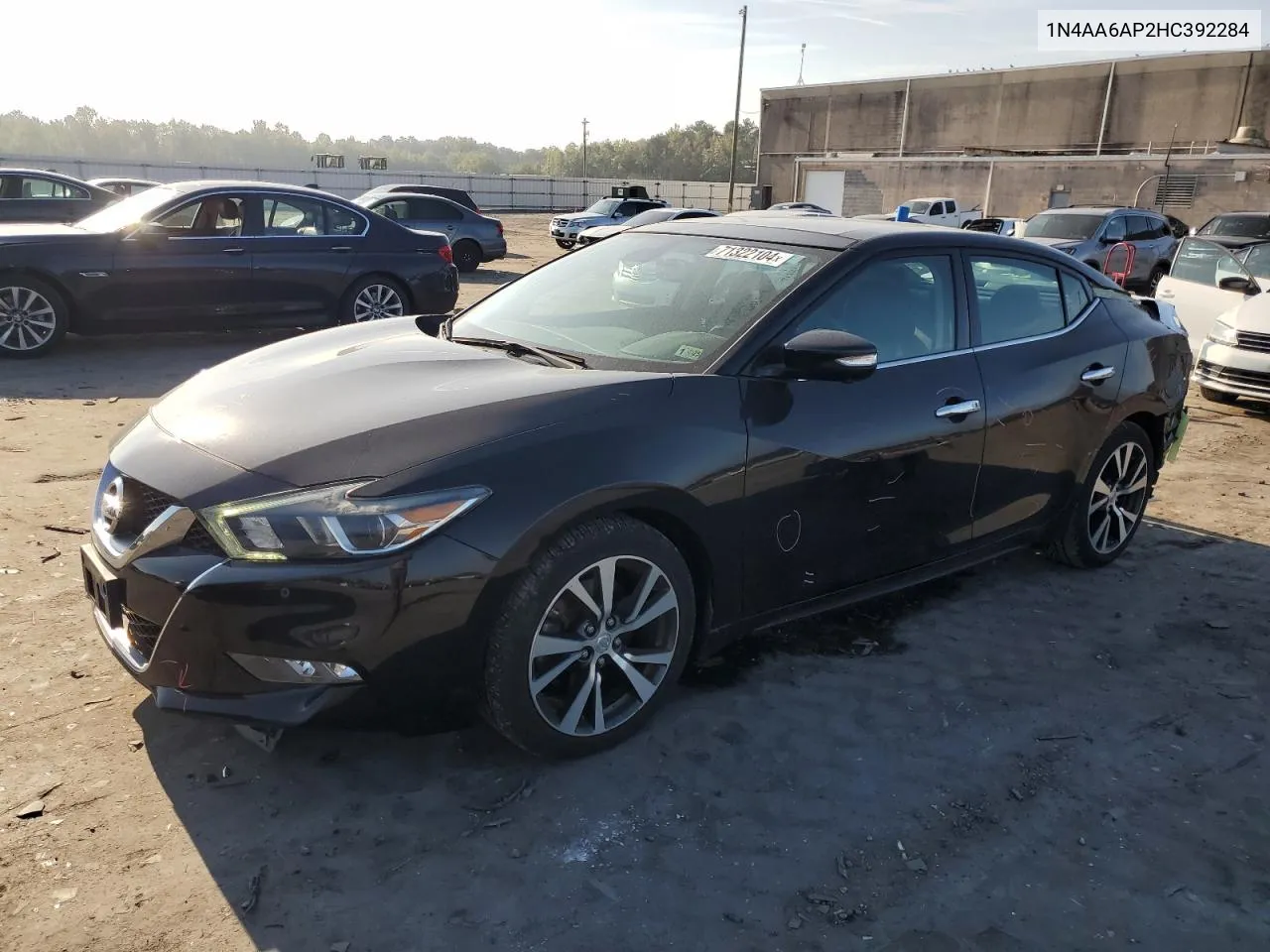 2017 Nissan Maxima 3.5S VIN: 1N4AA6AP2HC392284 Lot: 71322104