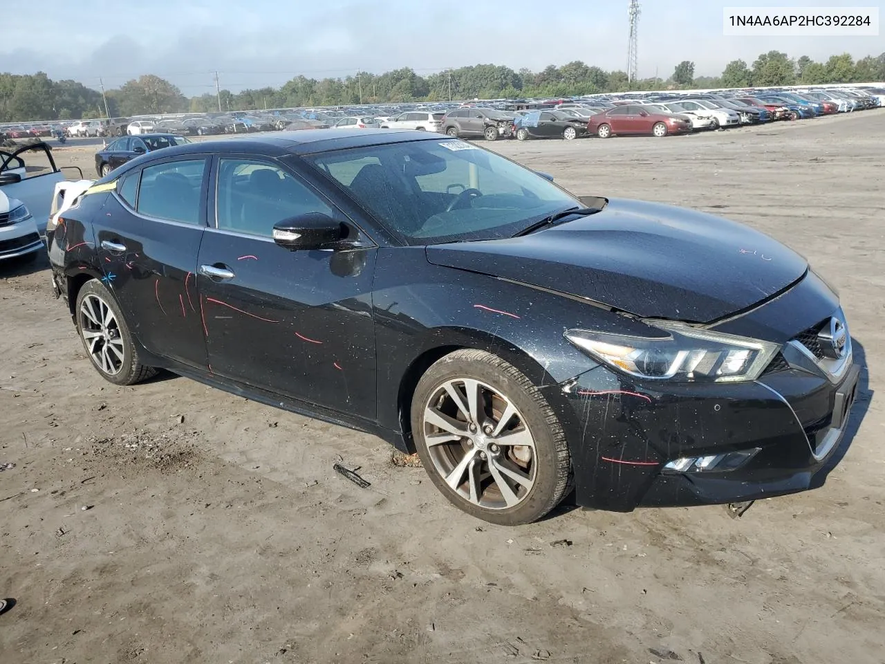 2017 Nissan Maxima 3.5S VIN: 1N4AA6AP2HC392284 Lot: 71322104