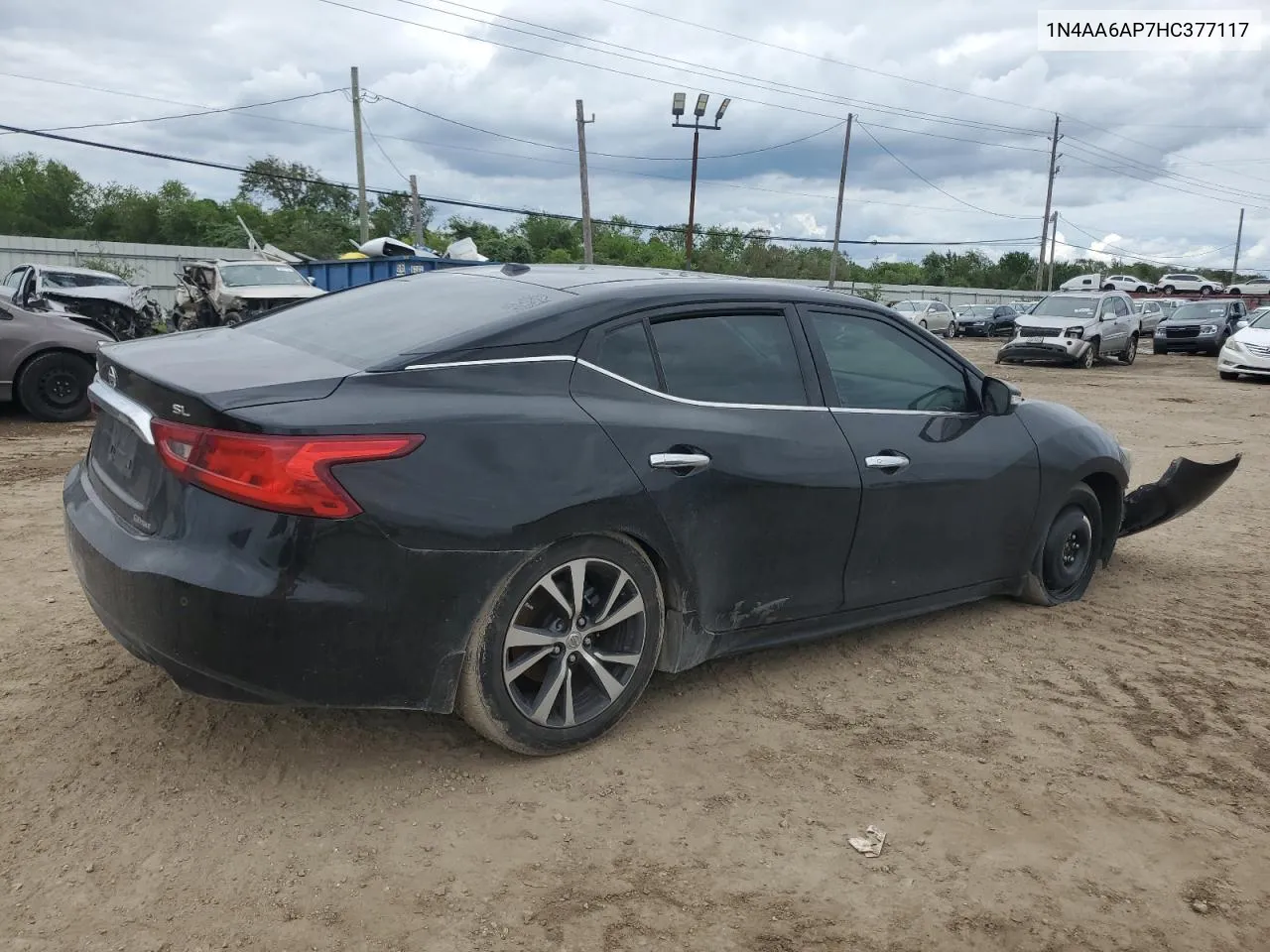 2017 Nissan Maxima 3.5S VIN: 1N4AA6AP7HC377117 Lot: 71322704