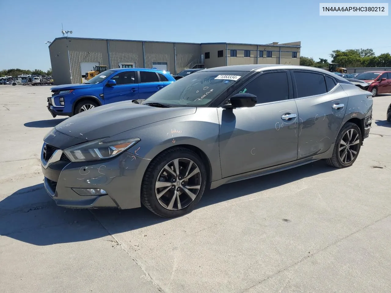 2017 Nissan Maxima 3.5S VIN: 1N4AA6AP5HC380212 Lot: 71353334