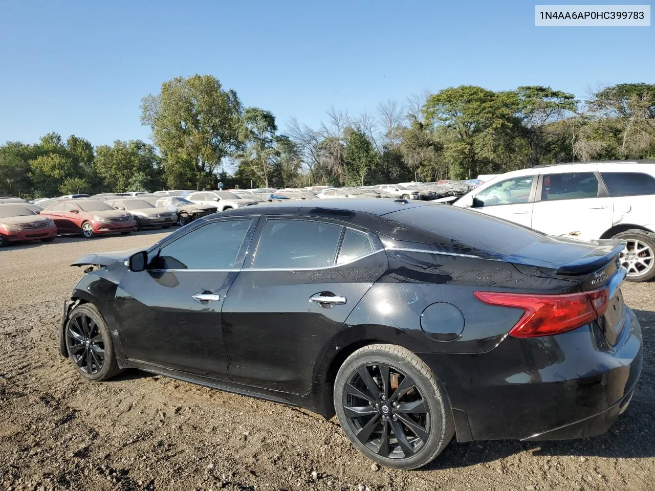 2017 Nissan Maxima 3.5S VIN: 1N4AA6AP0HC399783 Lot: 71892114