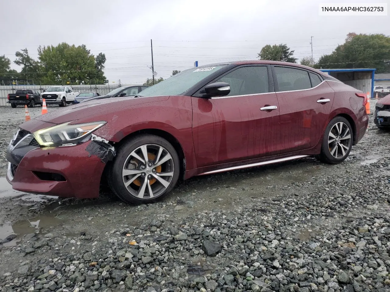 2017 Nissan Maxima 3.5S VIN: 1N4AA6AP4HC362753 Lot: 71914184