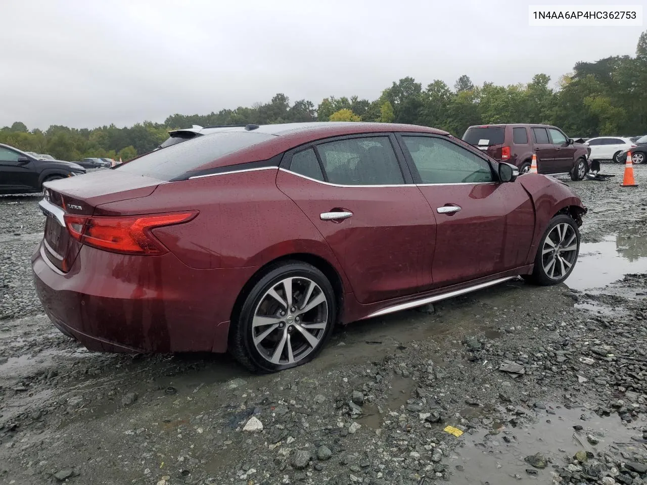 2017 Nissan Maxima 3.5S VIN: 1N4AA6AP4HC362753 Lot: 71914184