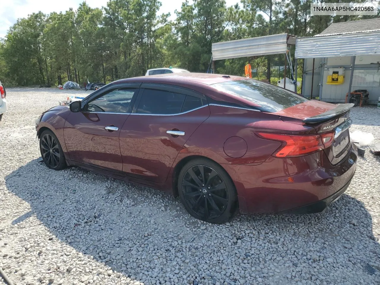 2017 Nissan Maxima 3.5S VIN: 1N4AA6AP5HC420563 Lot: 72000014