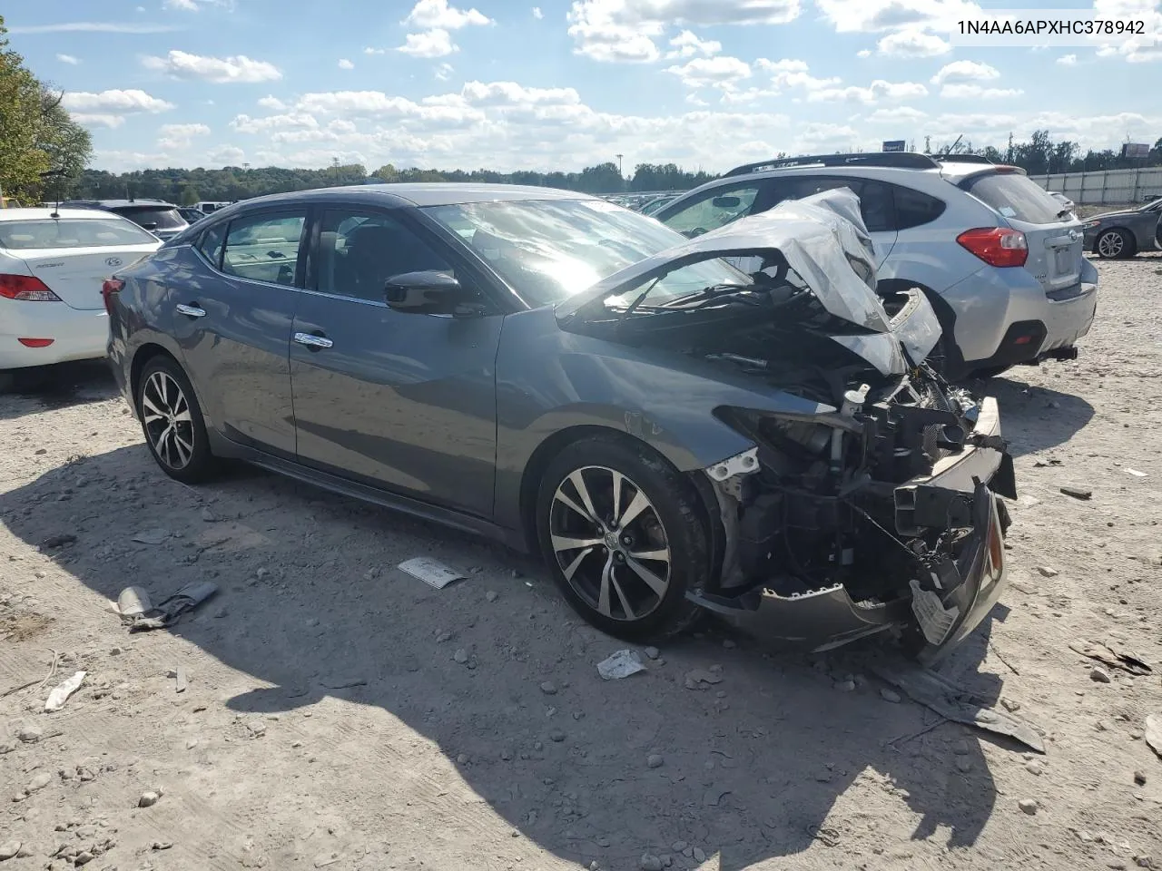 2017 Nissan Maxima 3.5S VIN: 1N4AA6APXHC378942 Lot: 72095354