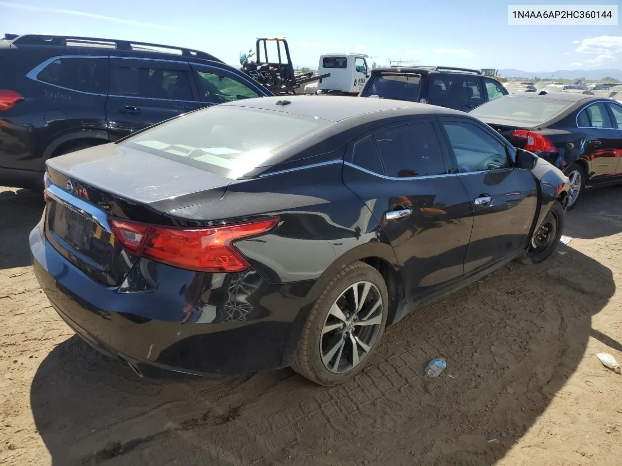 2017 Nissan Maxima 3.5S VIN: 1N4AA6AP2HC360144 Lot: 72197724