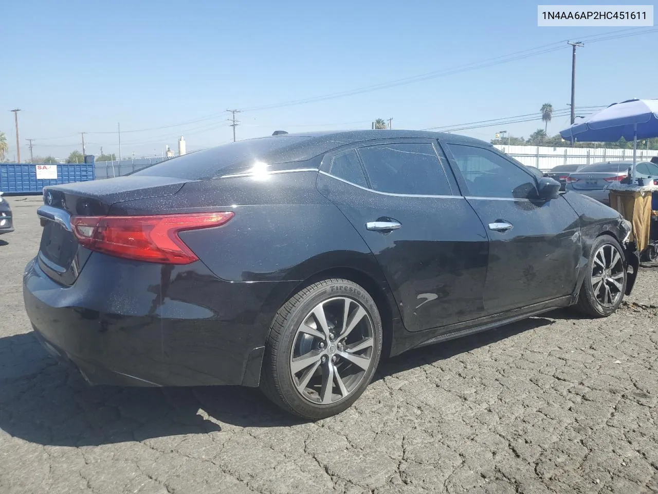 1N4AA6AP2HC451611 2017 Nissan Maxima 3.5S