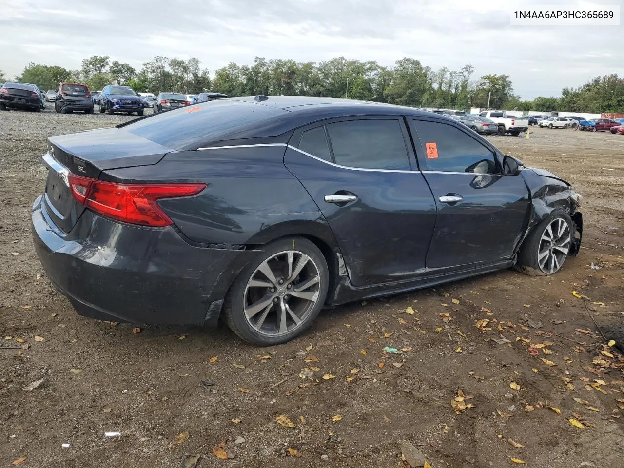 2017 Nissan Maxima 3.5S VIN: 1N4AA6AP3HC365689 Lot: 72258704