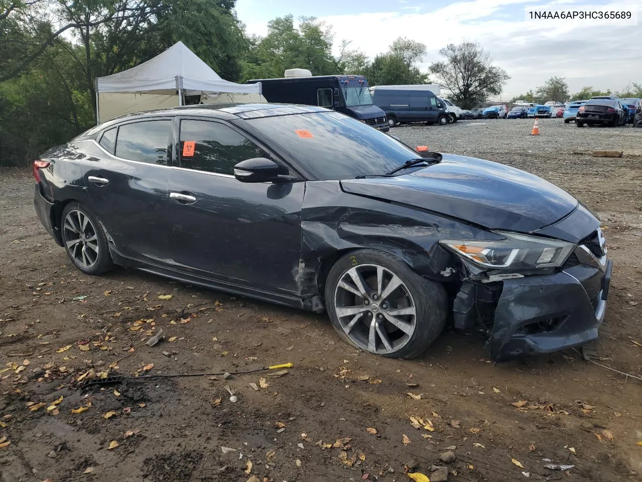 2017 Nissan Maxima 3.5S VIN: 1N4AA6AP3HC365689 Lot: 72258704