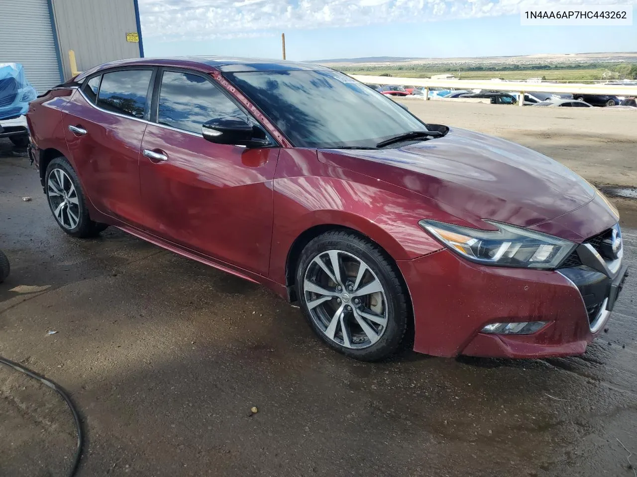 2017 Nissan Maxima 3.5S VIN: 1N4AA6AP7HC443262 Lot: 72418434