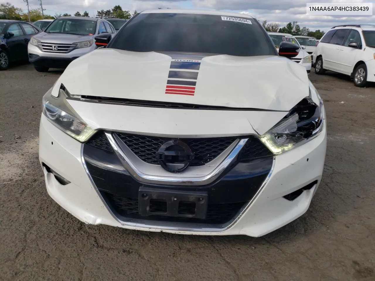 2017 Nissan Maxima 3.5S VIN: 1N4AA6AP4HC383439 Lot: 72535694