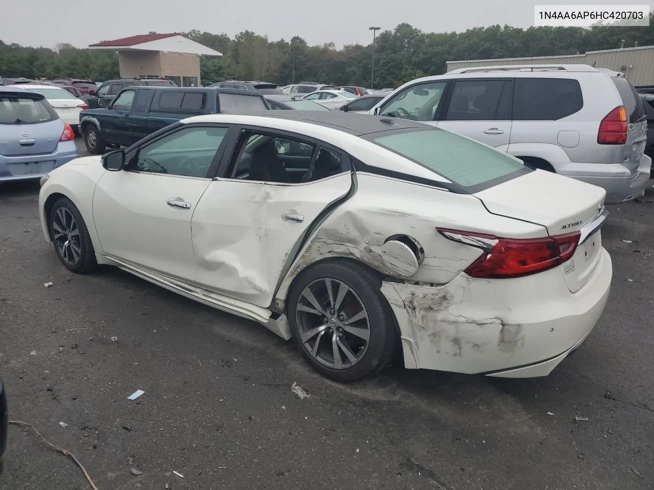 2017 Nissan Maxima 3.5S VIN: 1N4AA6AP6HC420703 Lot: 72589884