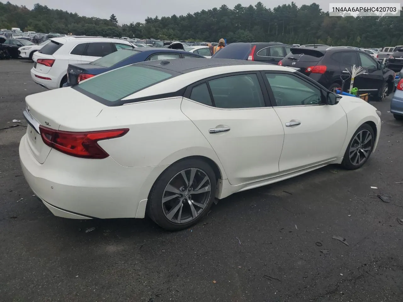 1N4AA6AP6HC420703 2017 Nissan Maxima 3.5S