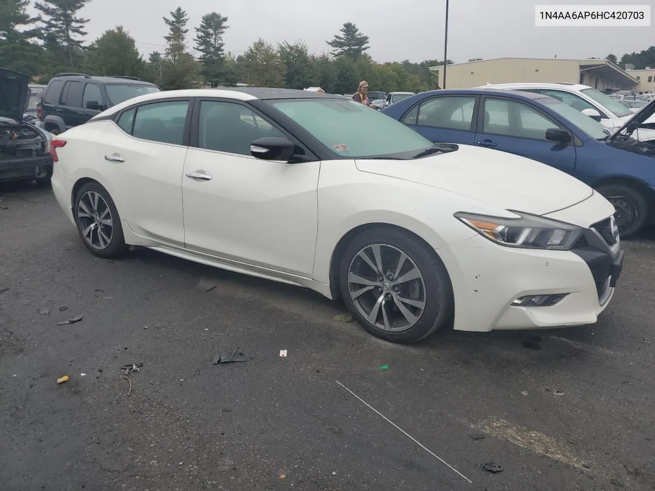 2017 Nissan Maxima 3.5S VIN: 1N4AA6AP6HC420703 Lot: 72589884