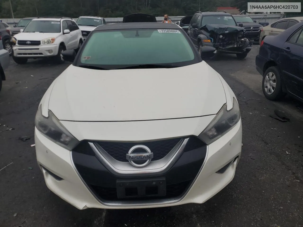 2017 Nissan Maxima 3.5S VIN: 1N4AA6AP6HC420703 Lot: 72589884