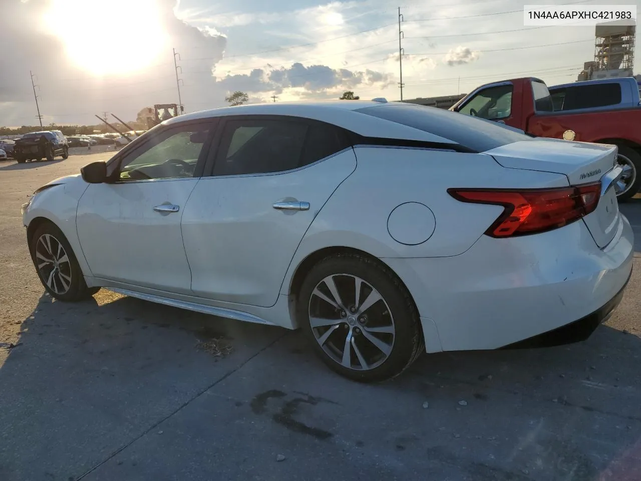 1N4AA6APXHC421983 2017 Nissan Maxima 3.5S